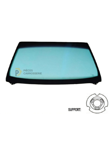Pare-brise teinté vert athermique pour CITROEN C3 III et I