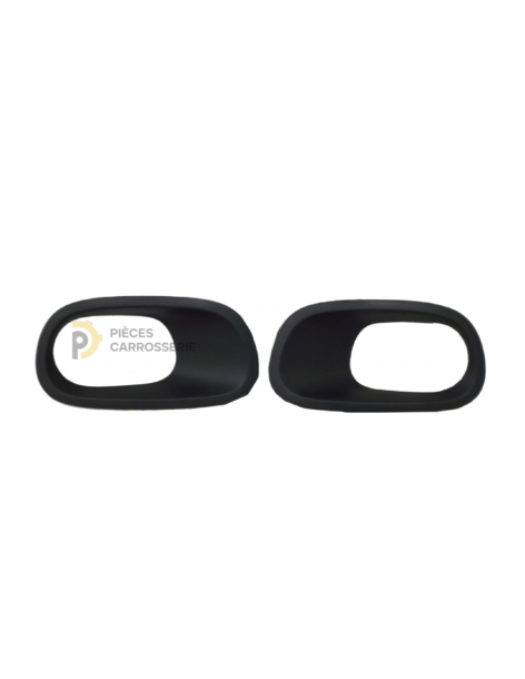 Jeu enjoliveurs antibrouillard pare-chocs noir CITROEN C3 III