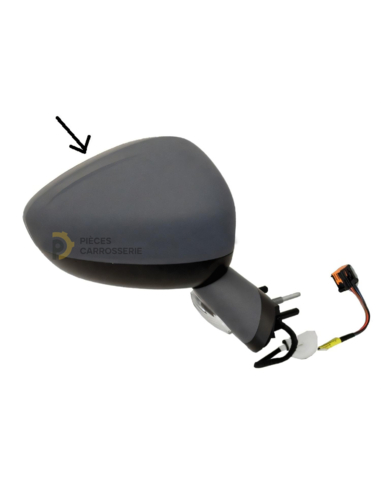 Rétroviseur droit électrique chauffant à peindre pour CITROEN C4