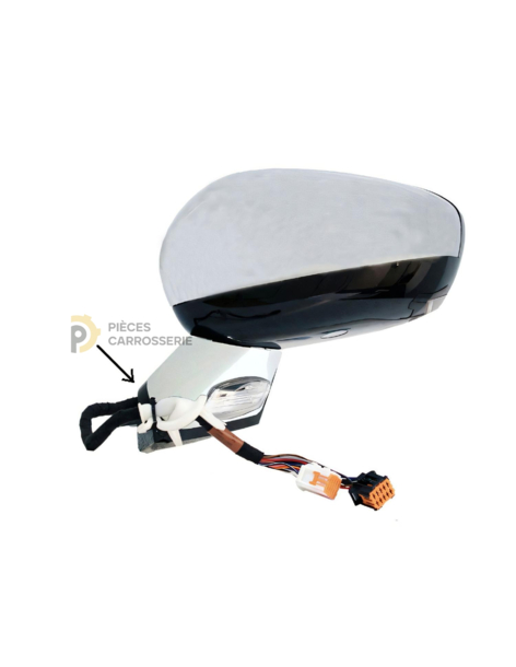 Rétroviseur gauche électrique chromé chauffant avec mémoire DS4