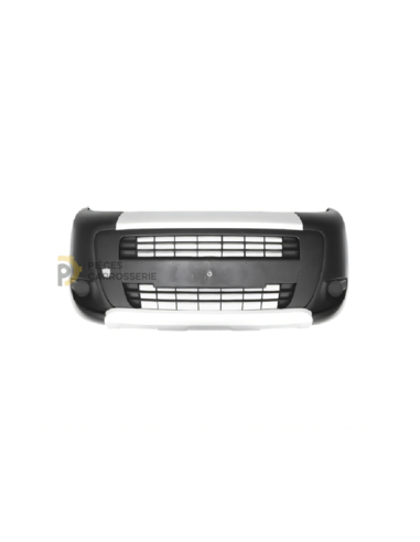 Pare-chocs avant noir avec bandes blanches pour Citroën Nemo