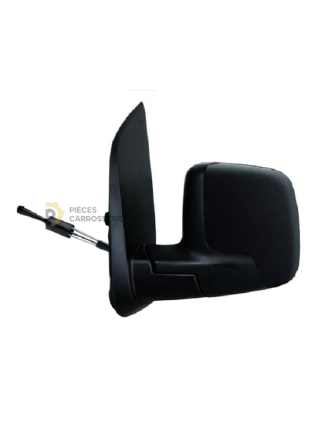 Rétroviseur gauche mécanique CITROEN NEMO - Coque noire, manuel