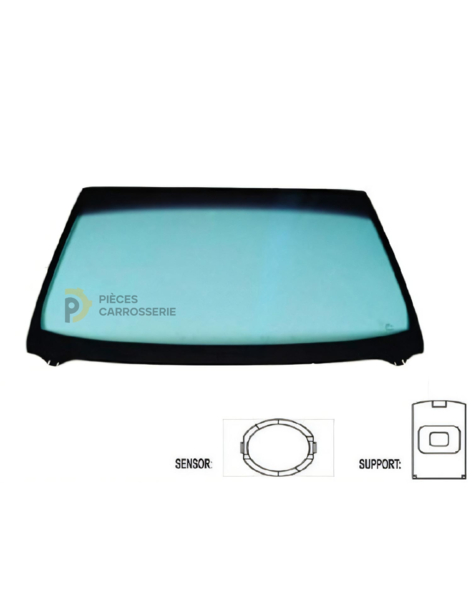 Pare-brise teinté vert athermique pour Dacia Duster II