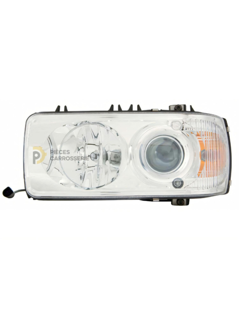 Phare gauche D2S + H1 Xenon 24V CF 85 - Manuel & Électrique