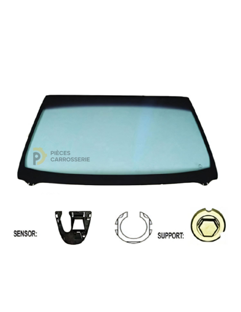 Pare-brise teinté vert acoustique pour FIAT 500L II 2012-2018