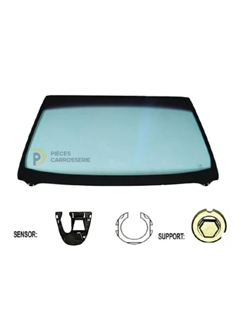 Pare-brise teinté vert acoustique pour FIAT 500L II 2012-2018