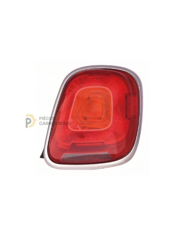 Feu arrière droit satiné pour FIAT 500X phase 1 (15-19)