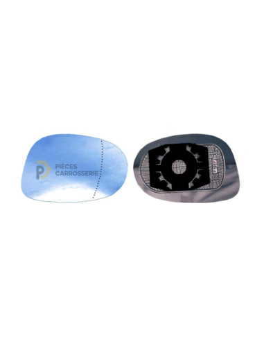 Glace bleue chauffante rétroviseur gauche FIAT CROMA 06/2005-2008