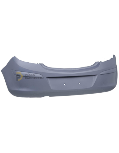 Pare-choc arrière Opel Corsa D 5 portes - Apprêté à peindre