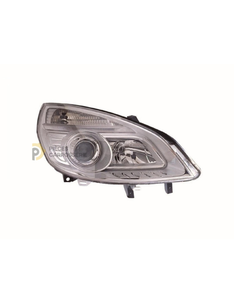 Lampe Hella RENAULT SCENIC II phase 2 - H7/H1, fond noir