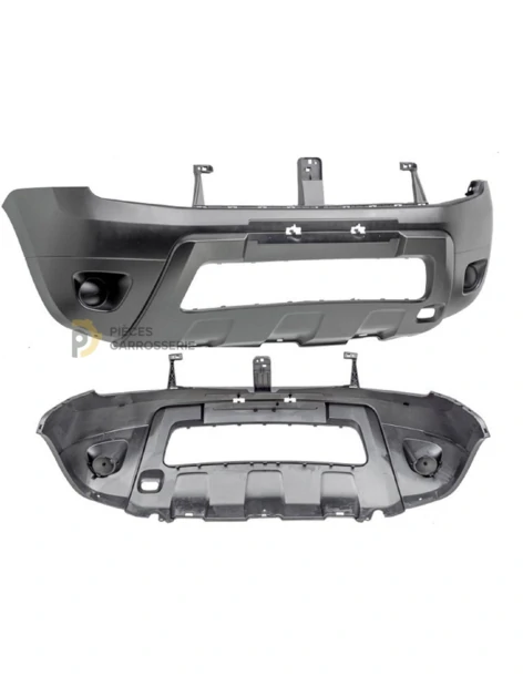 Pare-chocs Dacia Duster I noir, compatible phases 1 et 2.