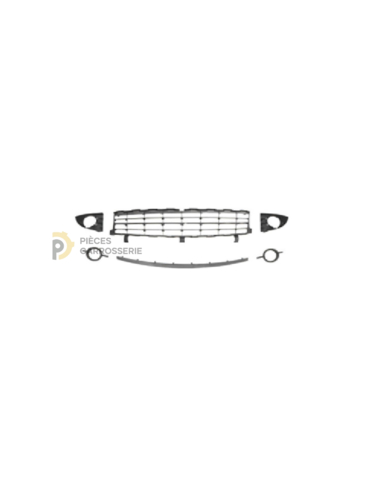 Kit grilles pare-chocs avant noir pour RENAULT SCENIC II 06-09