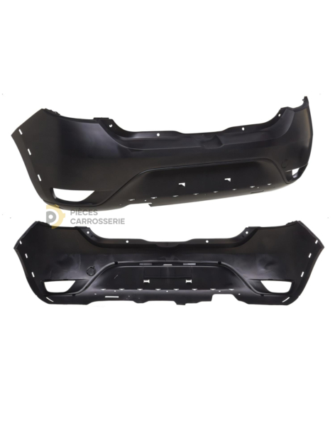 Pare-chocs arrière noir pour Dacia Sandero II et Stepway II 2
