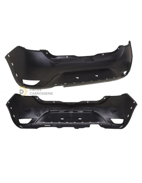 Pare-chocs arrière noir pour Dacia Sandero II et Stepway II 2