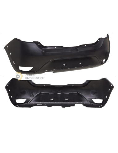 Pare-chocs arrière noir pour Dacia Sandero II et Stepway II