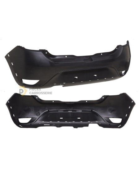 Pare-chocs arrière noir pour Dacia Sandero II et Stepway II