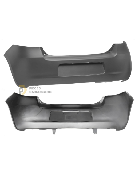 Pare-chocs arrière noir TOYOTA YARIS II 3/5 portes (05-08)