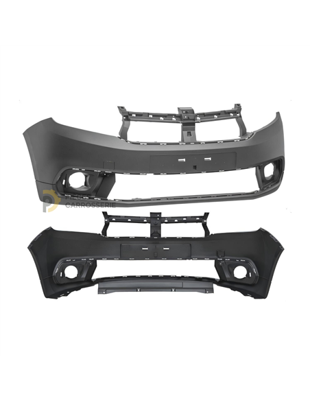 Pare-chocs avant à peindre Dacia Sandero II & Stepway II