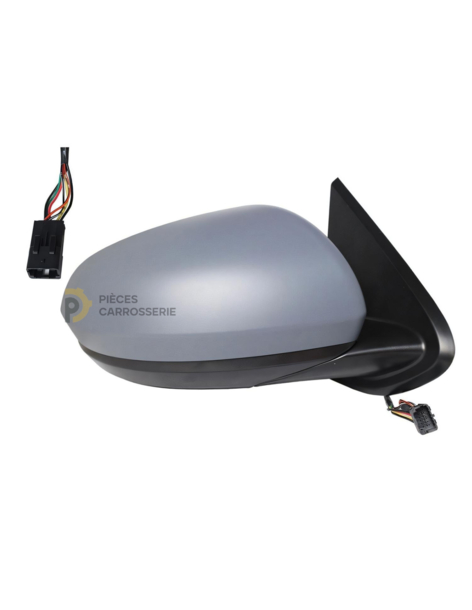 Rétroviseur droit électrique chauffant à peindre pour Dacia Duster II