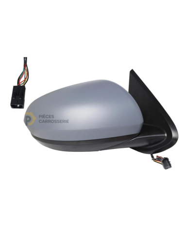Rétroviseur droit électrique chauffant à peindre pour Dacia Duster II