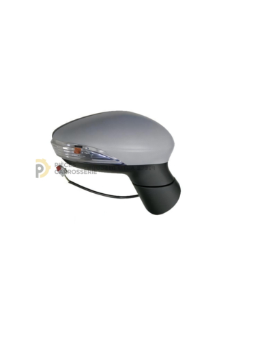 Rétroviseur droit électrique à peindre pour Ford Fiesta MK6 2008-2012