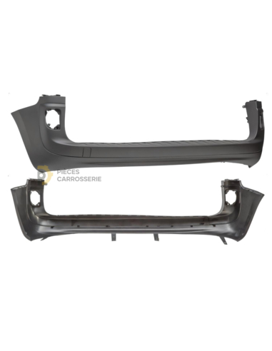 Pare-chocs arrière noir MERCEDES W415 CITAN (10/2012-09/2021)